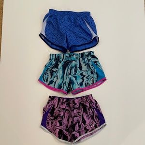 Girls Nike Running Shorts, Lot of 3, Size Small